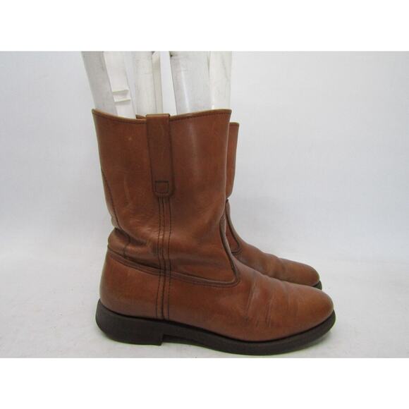 Red Wing Mens Size 7 D Brown Leather Work Cowboy Western Boots main image 10